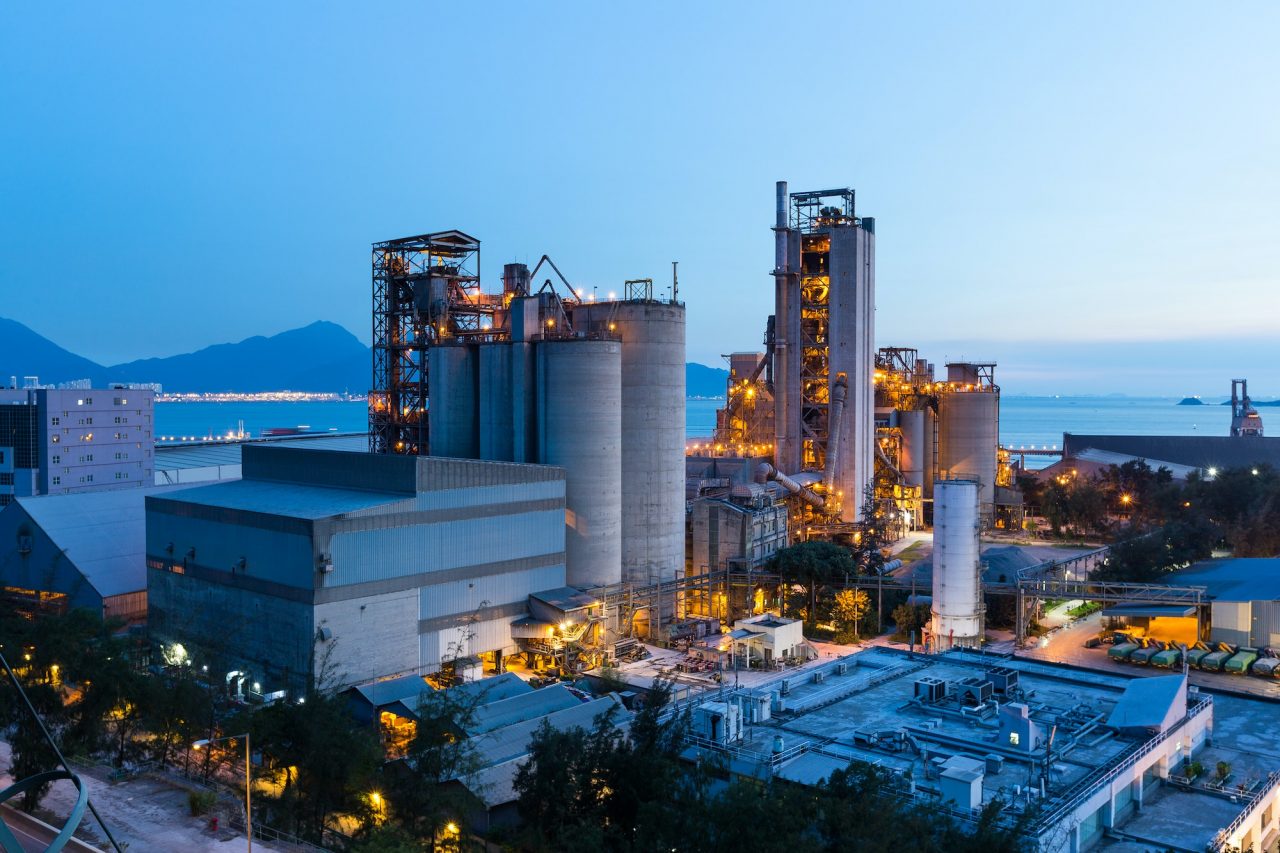 Home 3 industrial plant at night